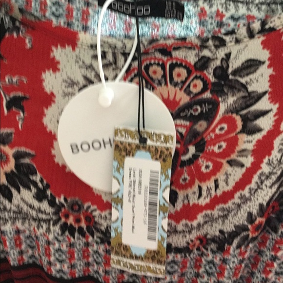 Shirted waist Scarf print Maxi dress - Picture 11 of 13